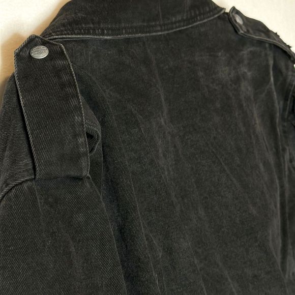 Womens Harley Davidson Jacket Angled Zipper Front Vintage See Photos for size - Picture 8 of 15